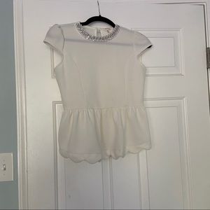 Girls peplum top